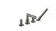 AXOR-HG-AXOR-Uno-4-Loch-Wannenrandarmatur-mit-Zerogriffen-Polished-Black-Chrome-45444330 gallery number 1